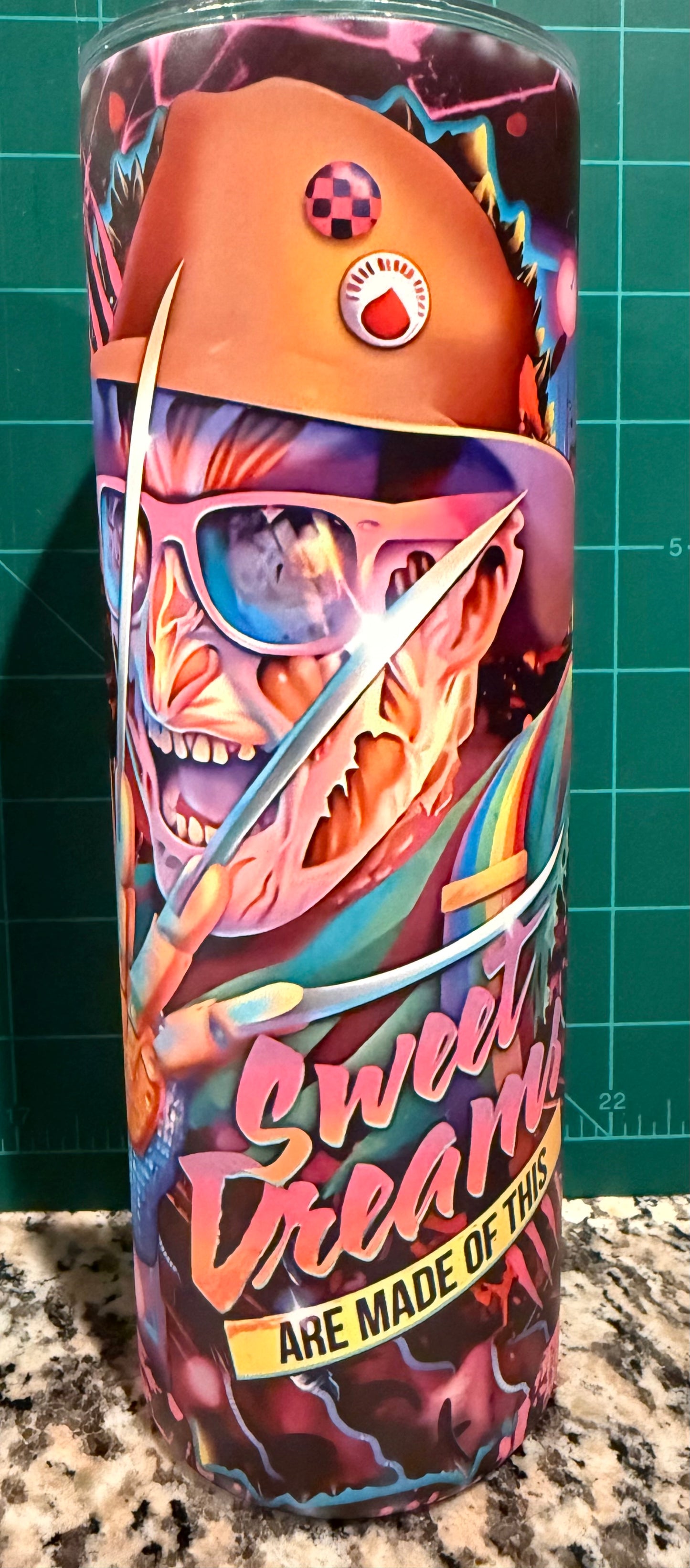 Halloween themed sublimated 20oz tumblers