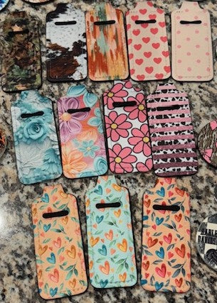 Sublimated ChapStick holder