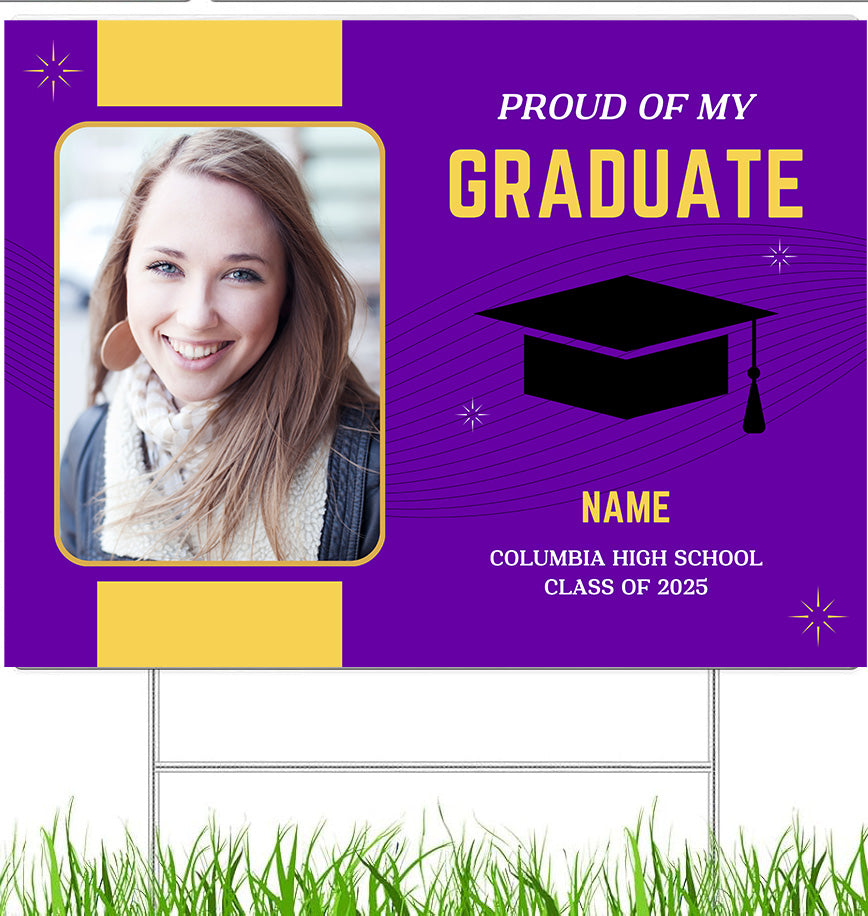 Yard signs-sublimated metal