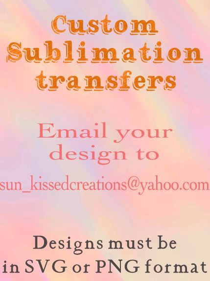 Custom Sublimation prints