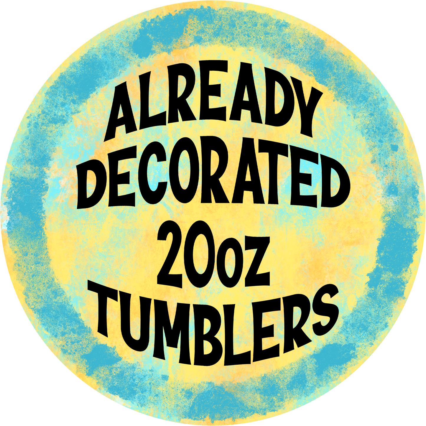 20oz decorated stainless steel tumbler