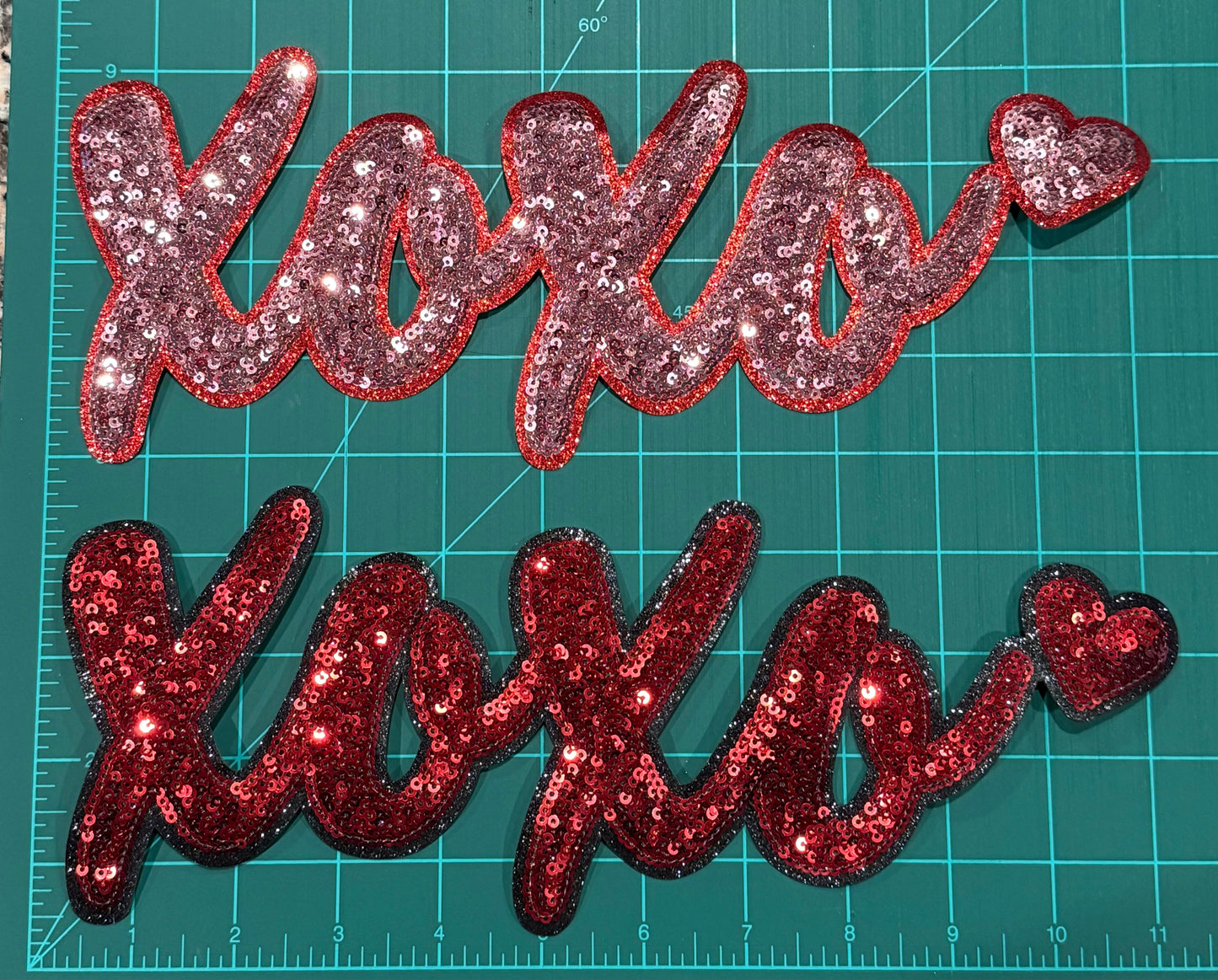 Chenille/Sequin iron on patches