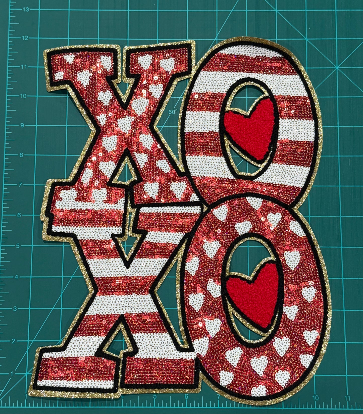 Chenille/Sequin iron on patches