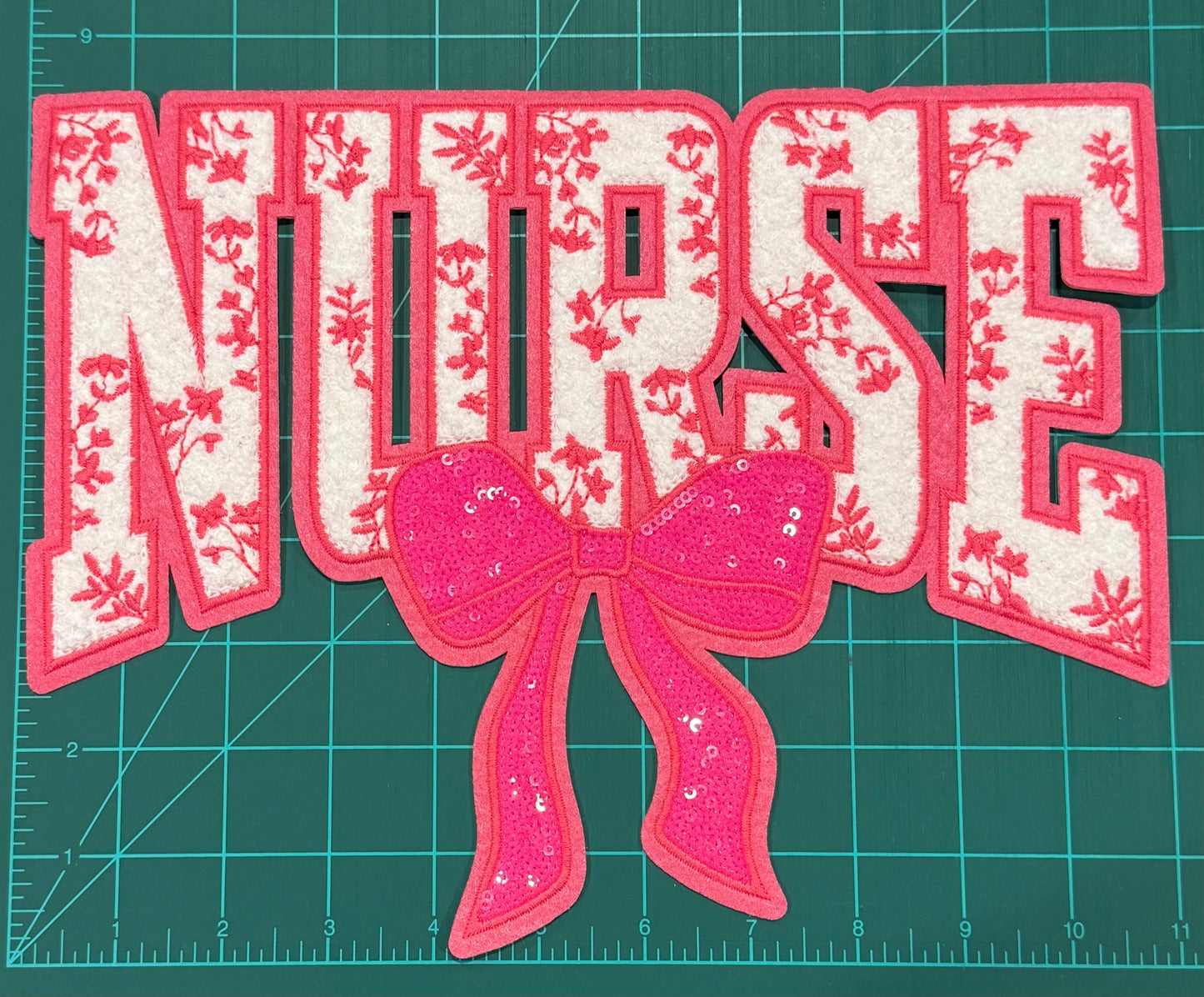 Chenille/Sequin iron on patches
