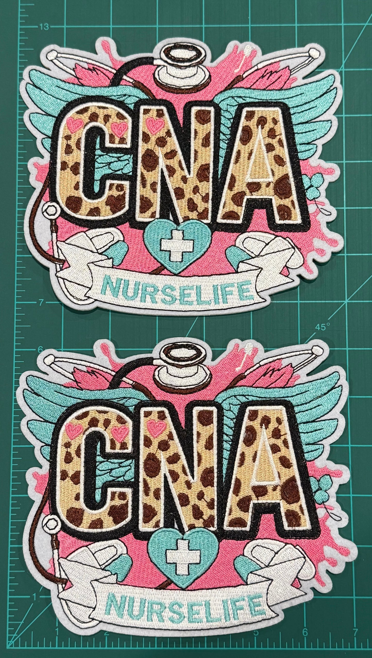 Chenille/Sequin iron on patches