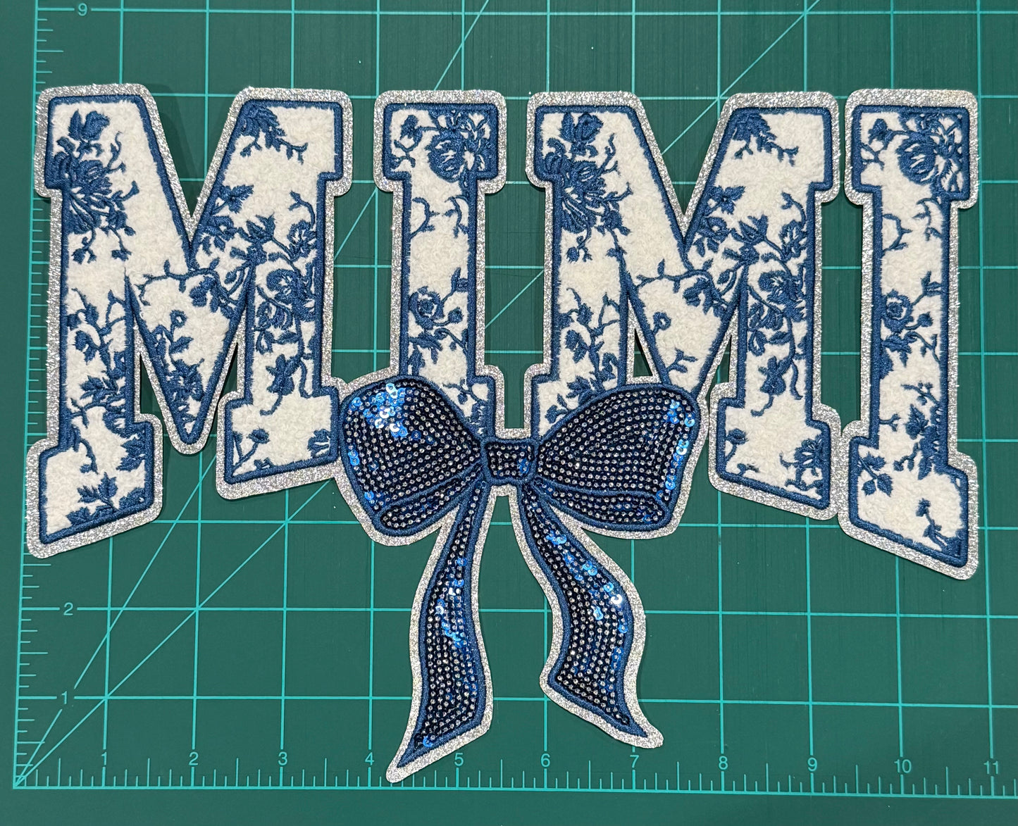 Chenille/Sequin iron on patches
