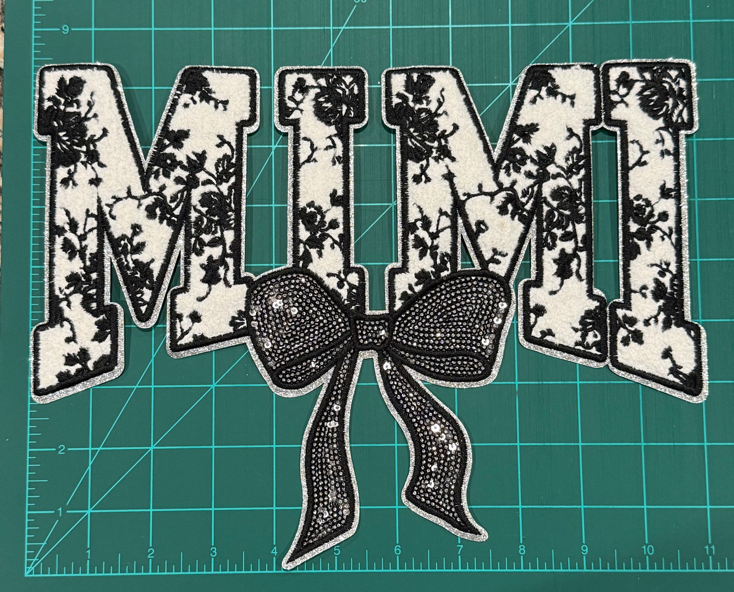 Chenille/Sequin iron on patches