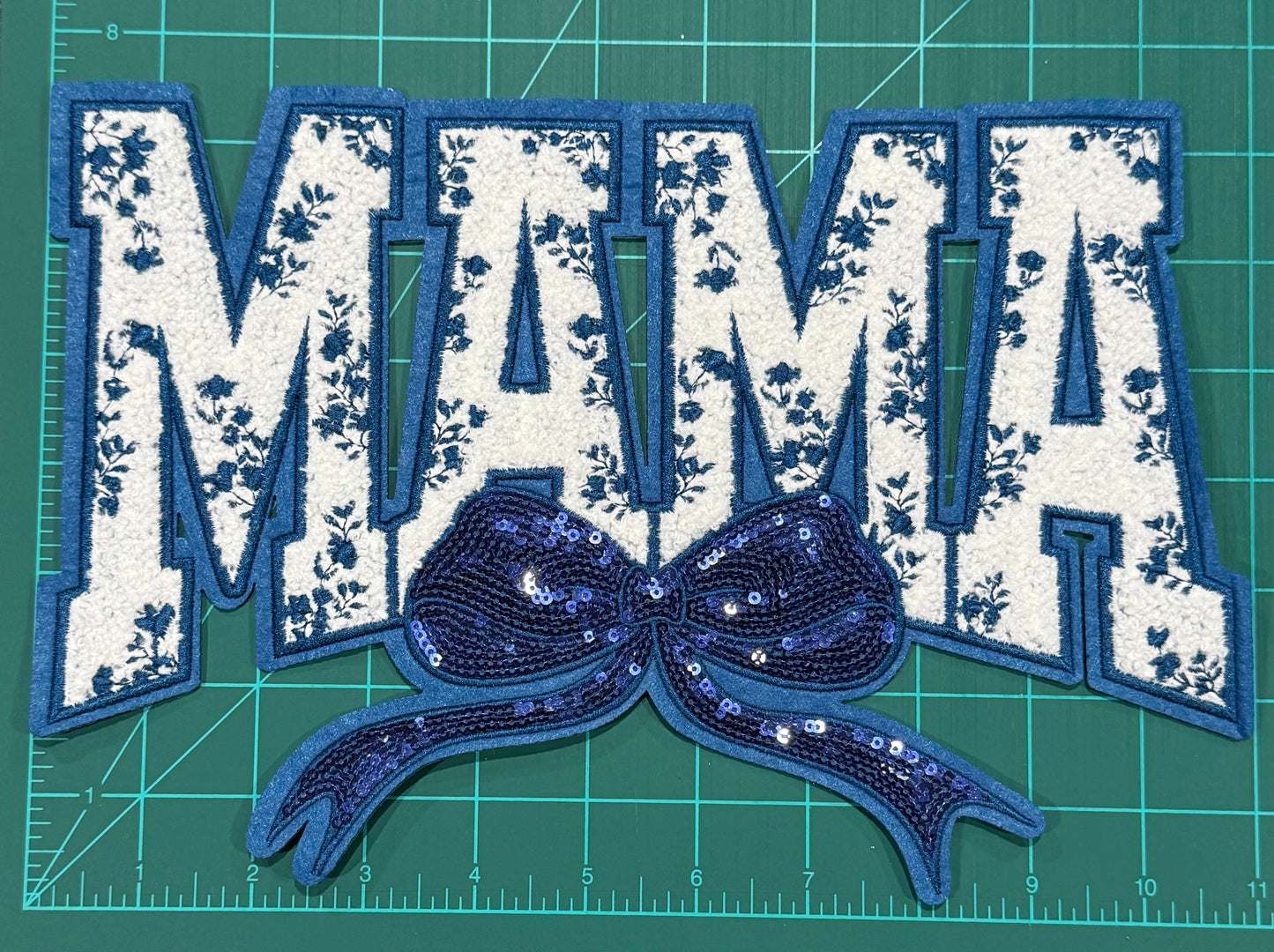 Chenille/Sequin iron on patches