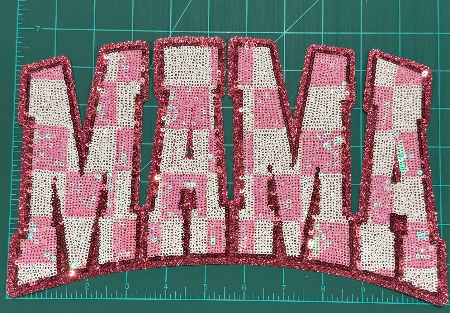 Chenille/Sequin iron on patches