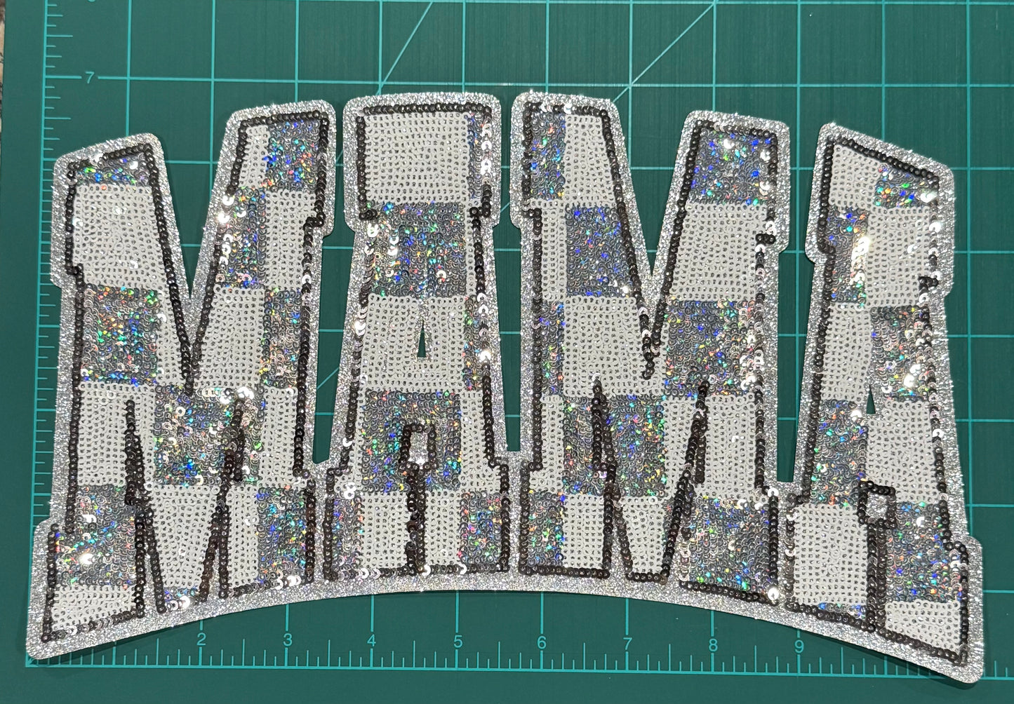 Chenille/Sequin iron on patches