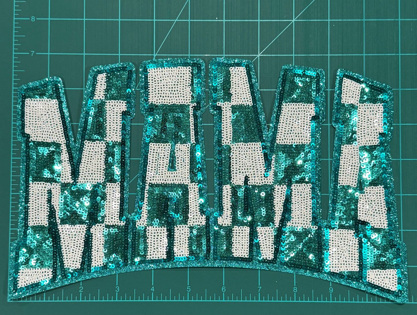 Chenille/Sequin iron on patches