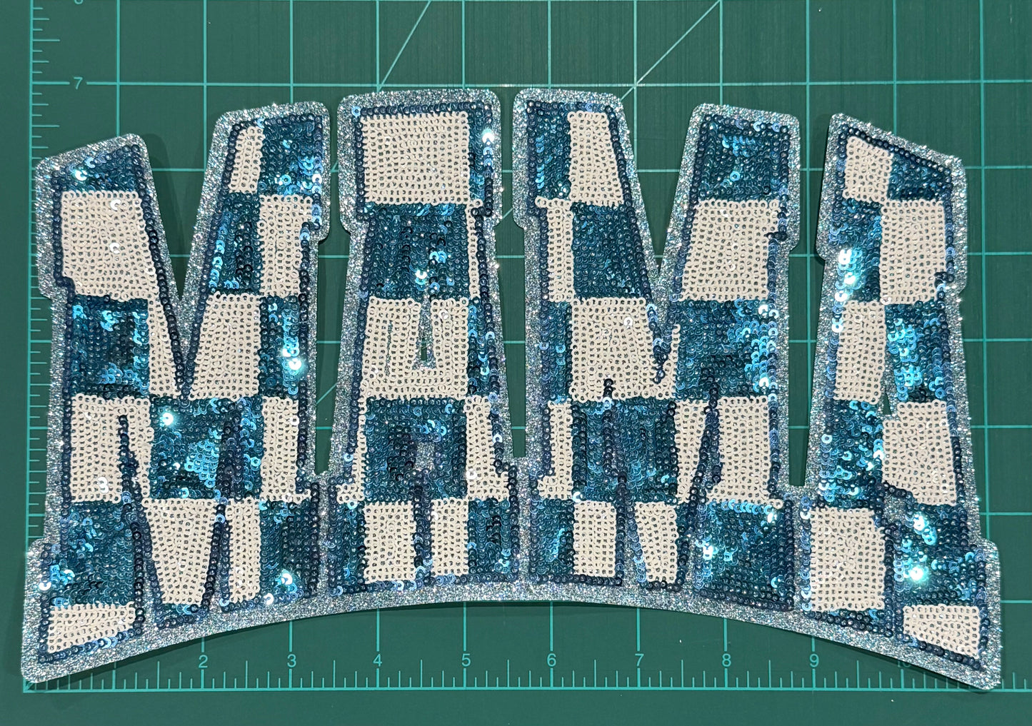 Chenille/Sequin iron on patches