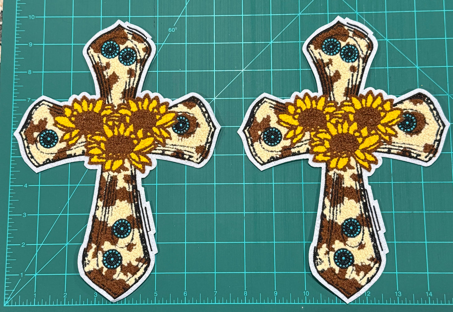 Chenille/Sequin iron on patches