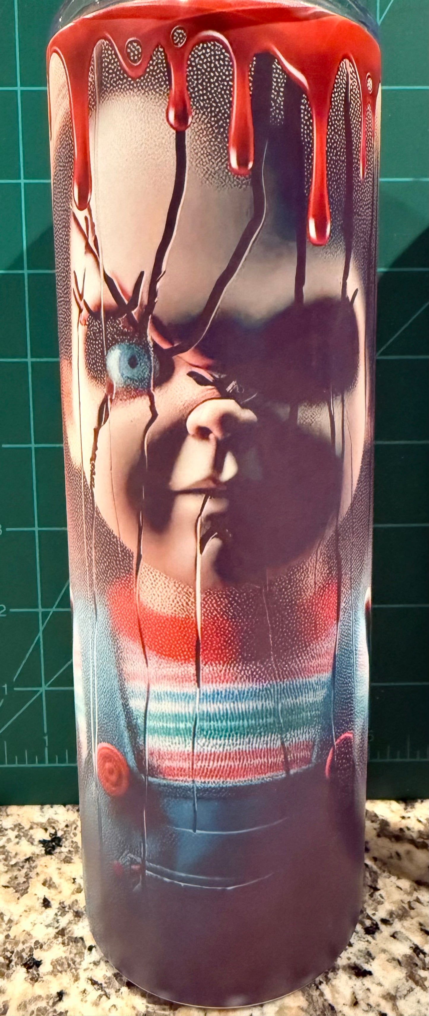Halloween themed sublimated 20oz tumblers