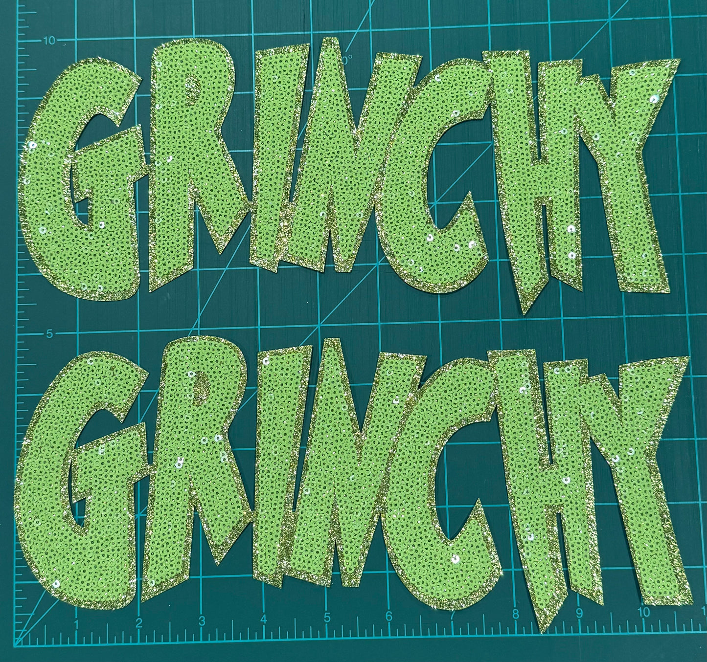 Chenille/Sequin iron on patches