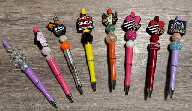 Finished Beaded Pens