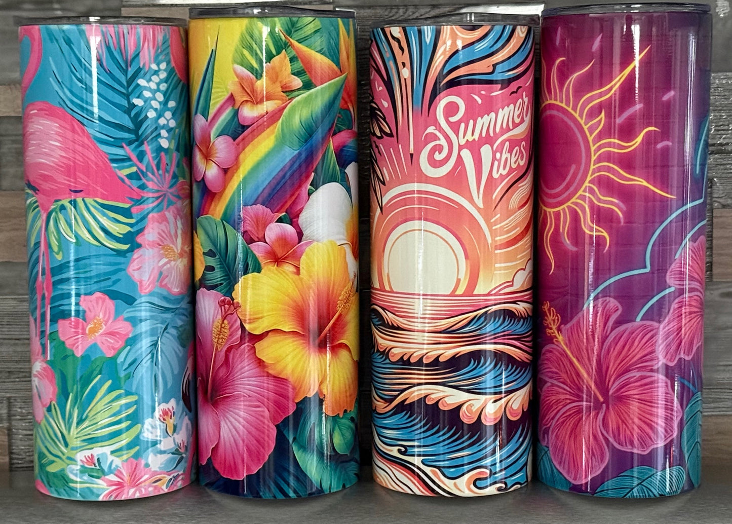 20oz decorated stainless steel tumbler