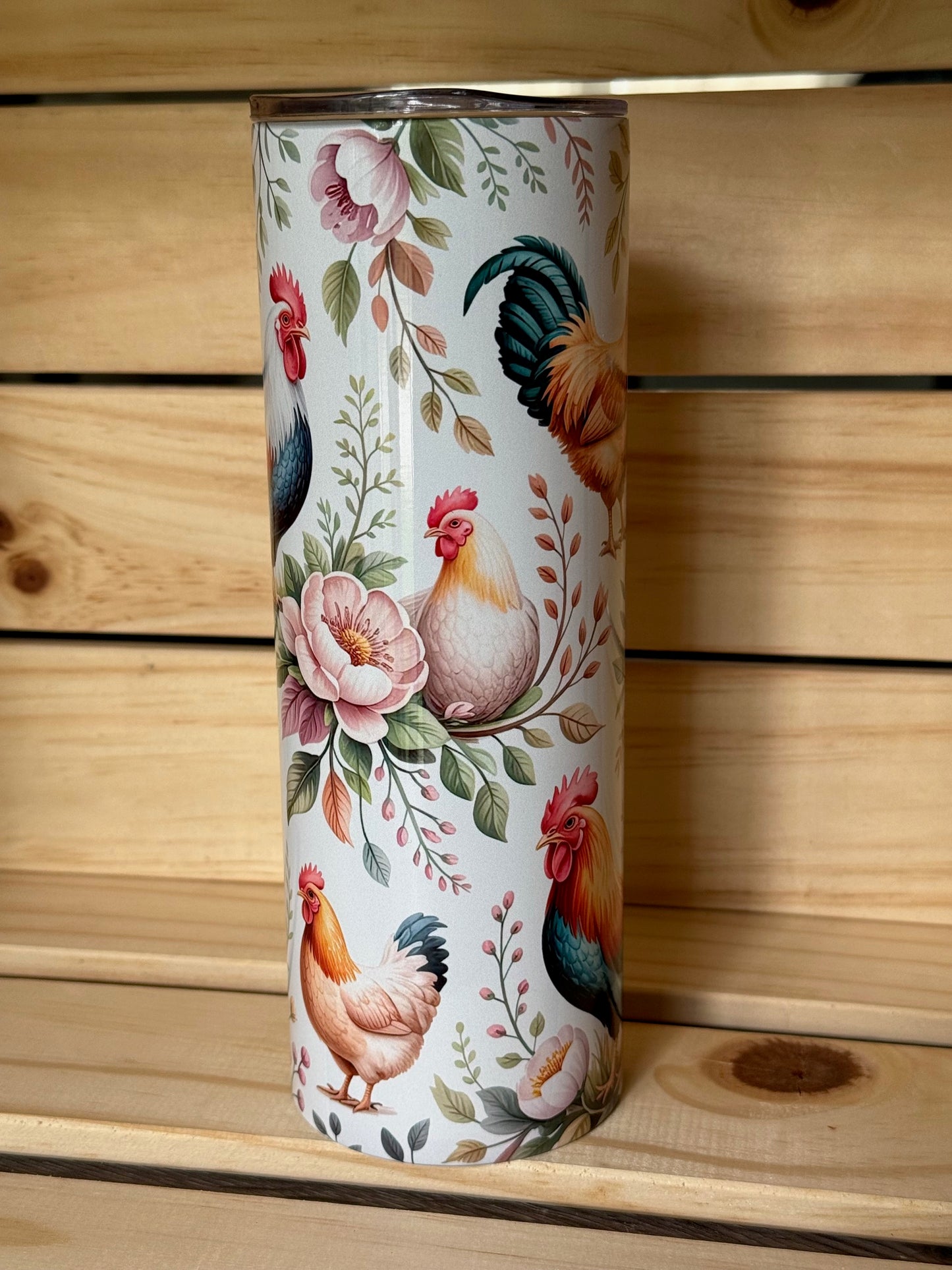 20oz decorated stainless steel tumbler