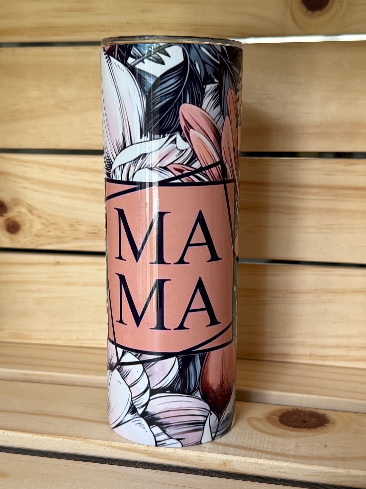 20oz decorated stainless steel tumbler