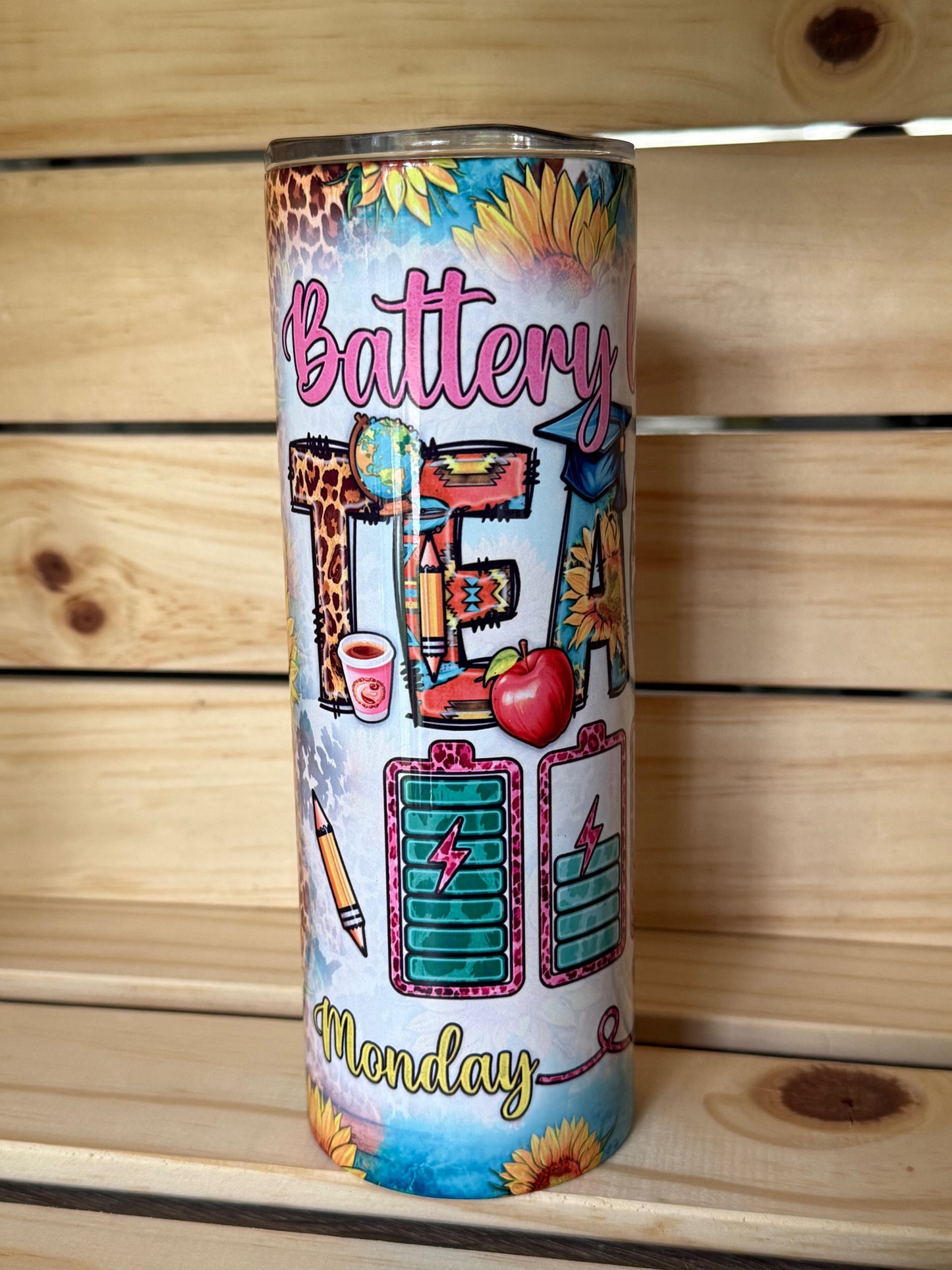 20oz decorated stainless steel tumbler