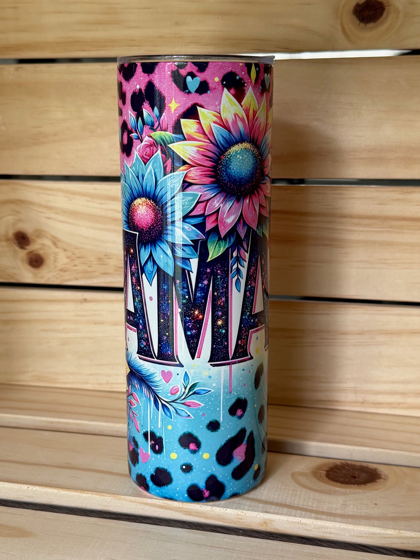 20oz decorated stainless steel tumbler