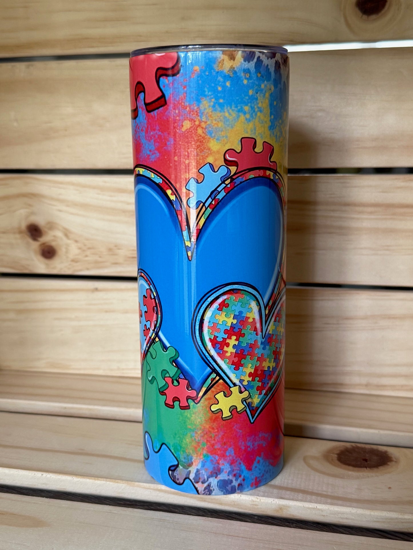 20oz decorated stainless steel tumbler