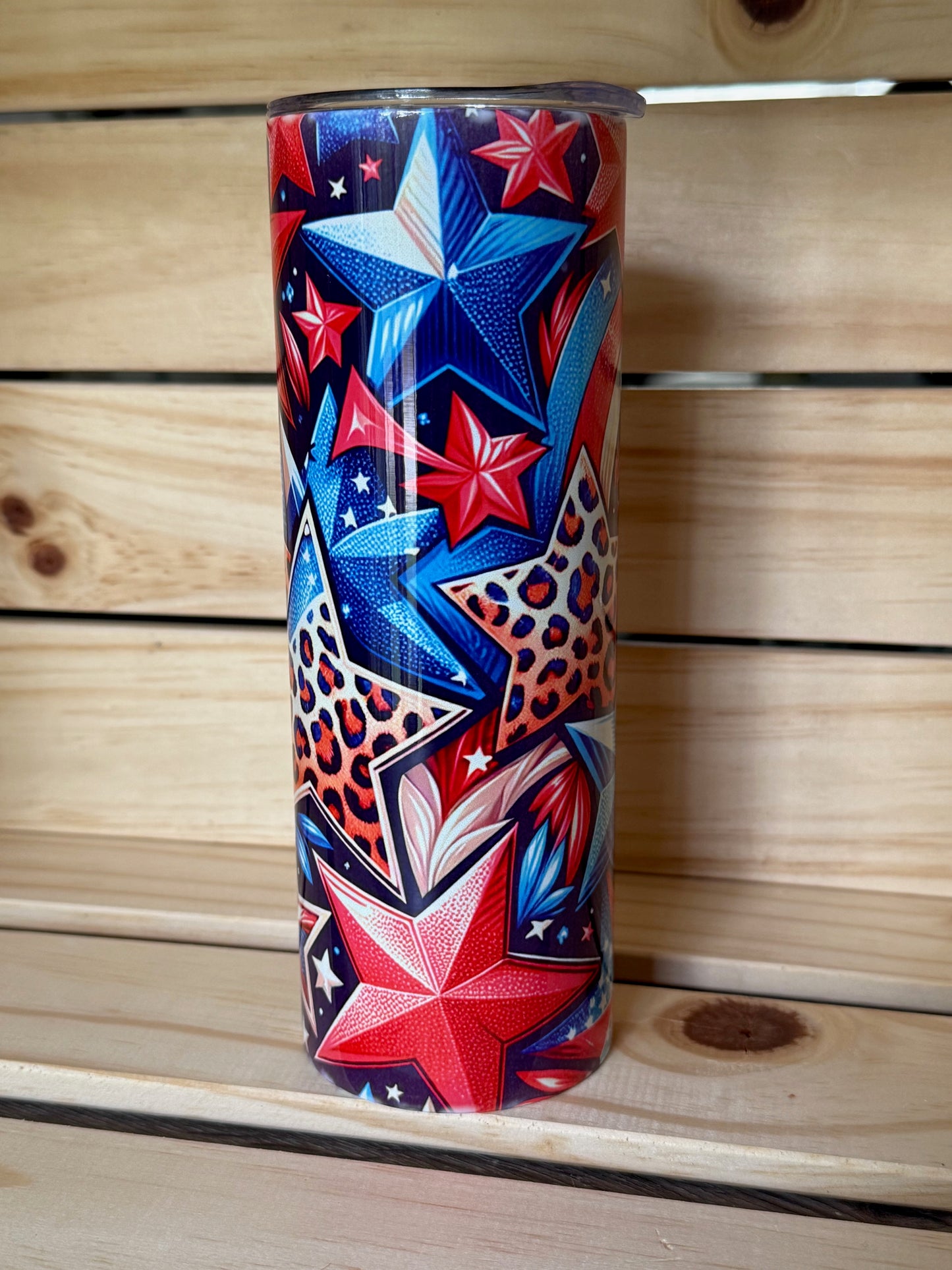 20oz decorated stainless steel tumbler
