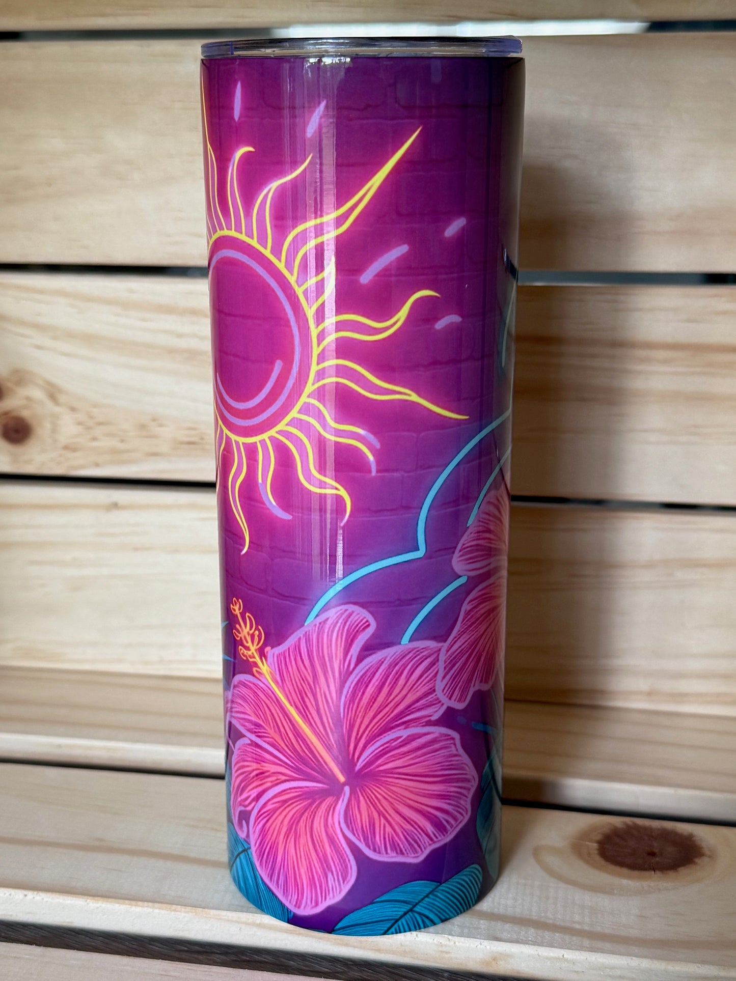20oz decorated stainless steel tumbler
