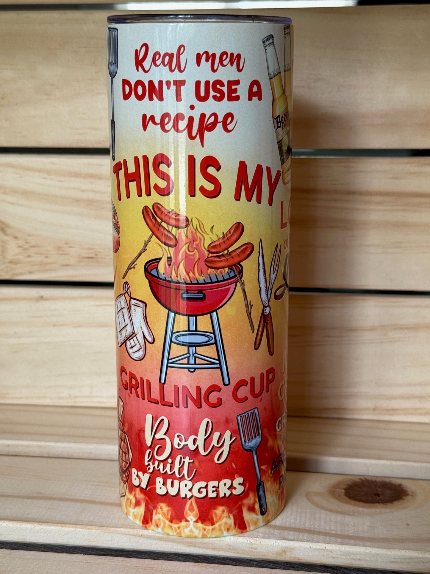 20oz decorated stainless steel tumbler