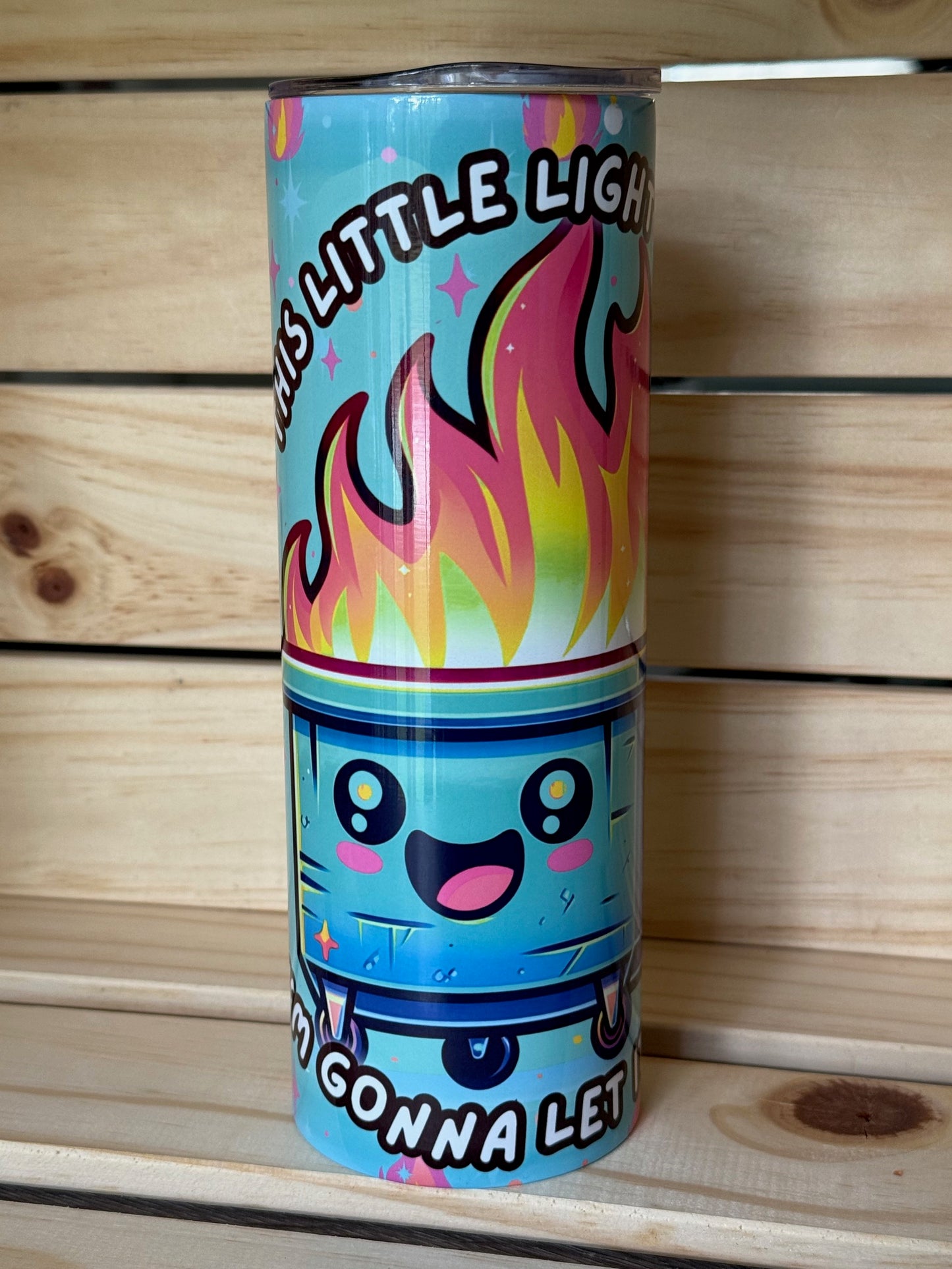 20oz decorated stainless steel tumbler